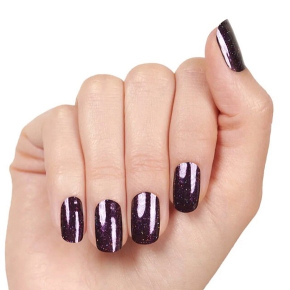 *Exclusive* Color Street: Plum As You Are | Purple Blackberry Glitter Fall Dark - Picture 13 of 15